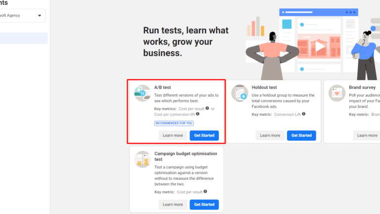 Facebook Ads Experiments