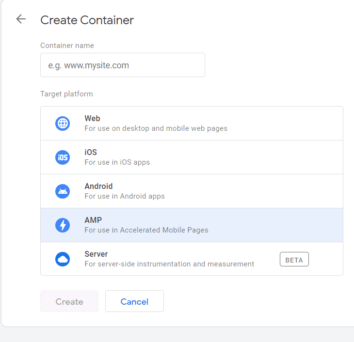 create-container-gtm