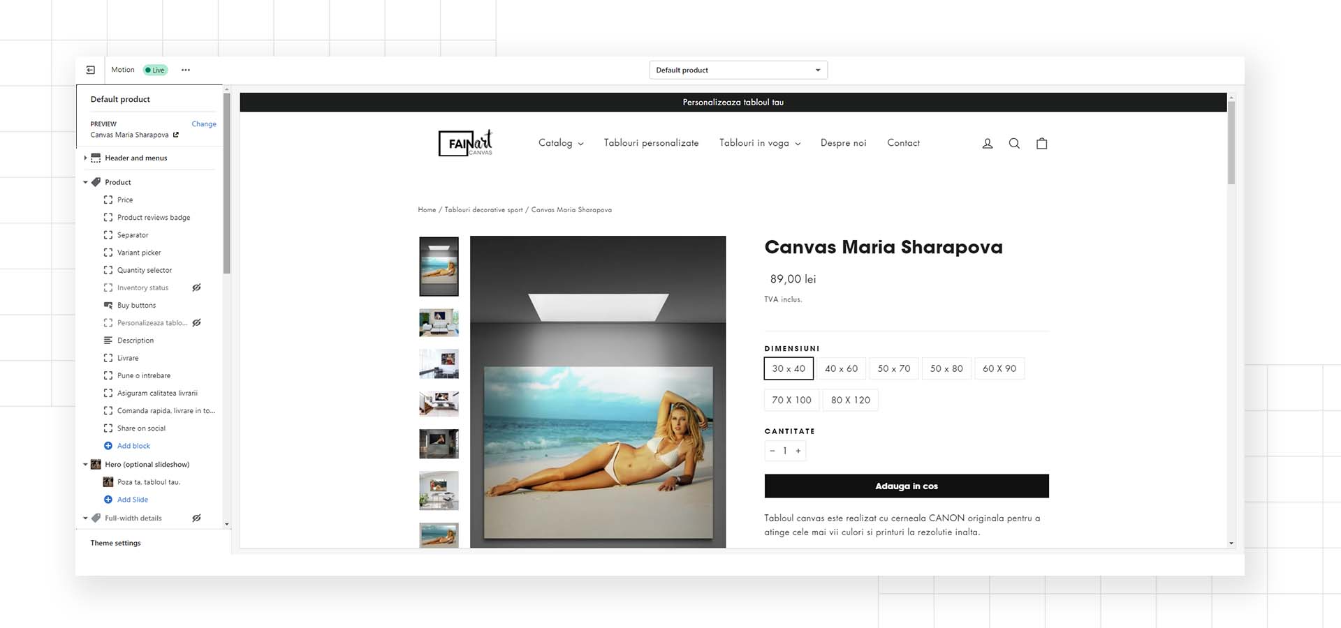 shopify product page 1